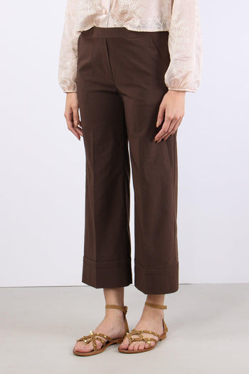 Pantalone Cropped Risvolto Moro - 3