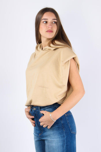 Felpa Over Cappuccio Modal Safari - 3