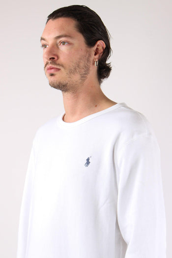 Felpa Girocollo Spugna White - 7