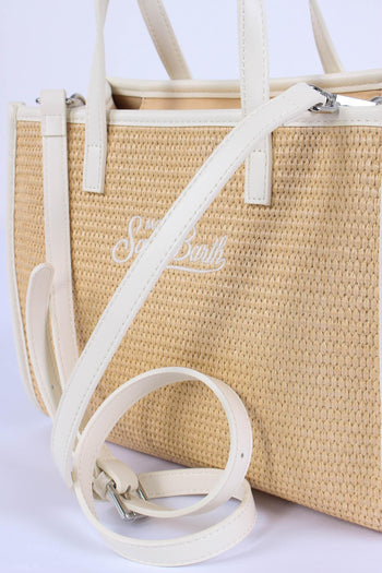 Vivian Mid Paglia Profilo Contrasto Beige/bianco - 6