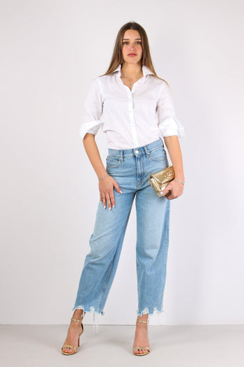 Camicia Slim Cotone Bianco - 5