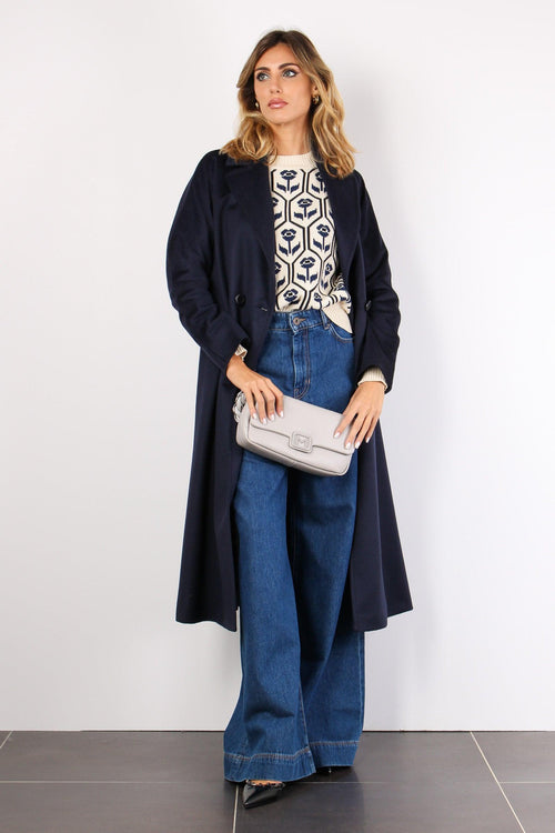 Brado Cappotto Vestaglia Blue Navy - 2