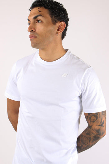 T-shirt Basica Logo Contrasto White - 7