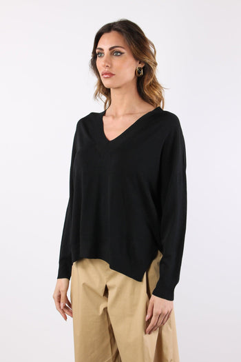 Maglia M/m Scavo V Nero - 4