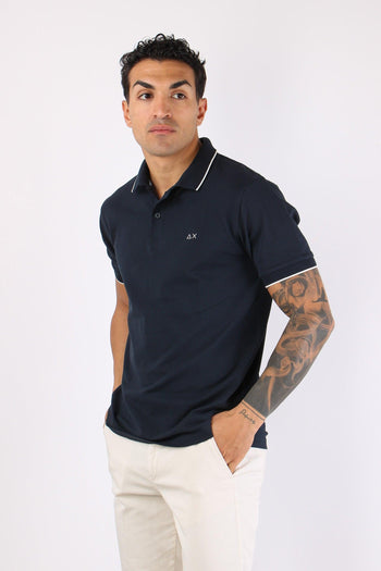 Polo Profilo Sottile Navy Blue - 3