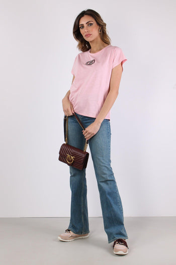 T-shirt Logo Strass Petalo - 4