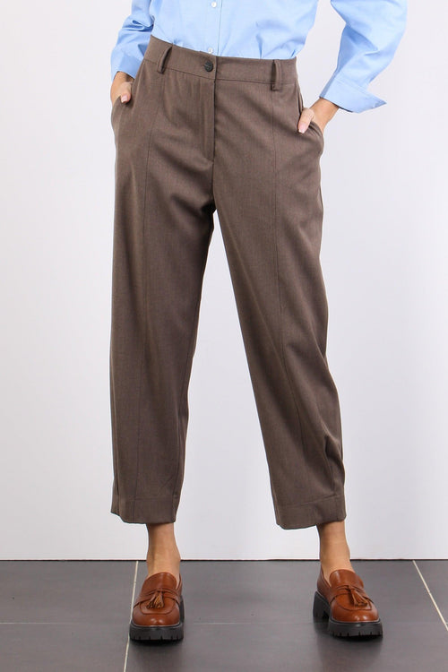 Pantalone Carrot Cuciture Dava Caffe - 2