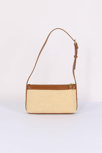 Pochette Mini Paglia Cuoio - 3