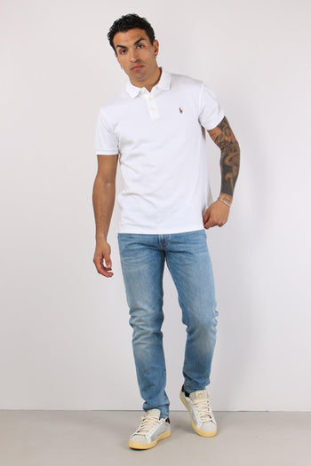 Polo Slim Fit Soft White - 6