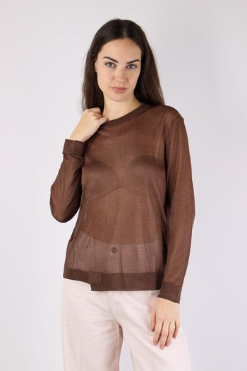 Girocollo Lurex Bronzo - 2
