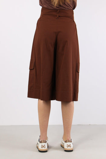 Patricia Bermuda Cotone Marrone - 5