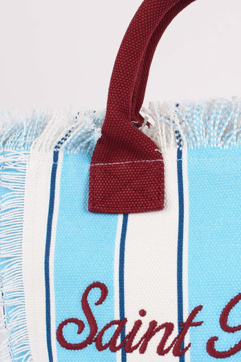 Colette Canvas Righe Azzurro/rosso - 8