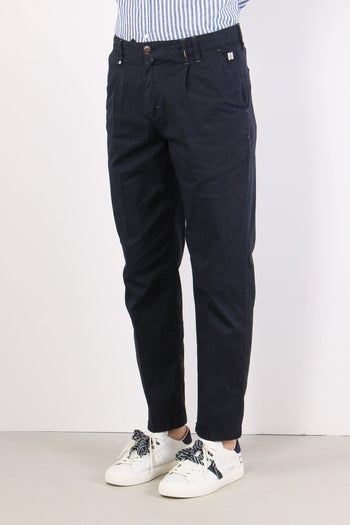 Chino Pences Gabardina Blu - 3