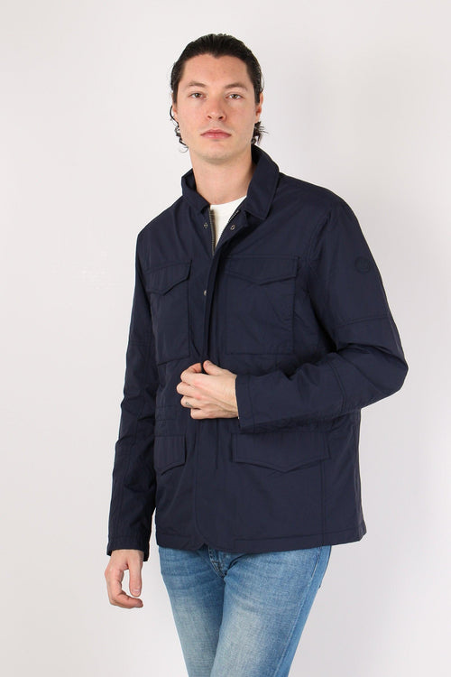 Kemp Feel Jacket Nylon Navy Blue