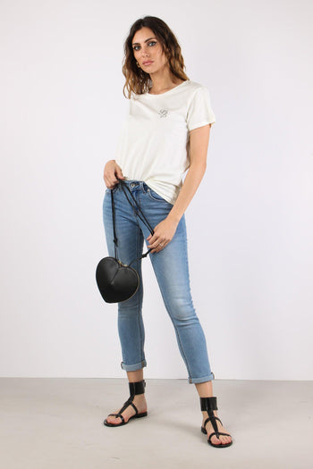 T-shirt Logo Piccolo White Milk - 2