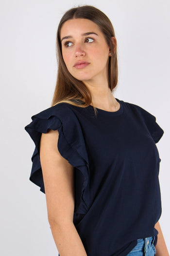 T-shirt Manica Rouges Nuit Noir - 3