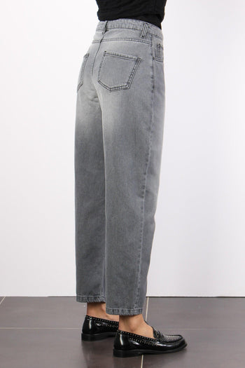 Denim Momfit Denim Grigio - 6