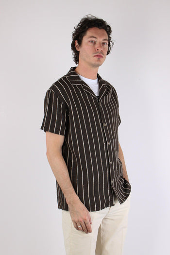 Camicia Over Riga Moro - 6