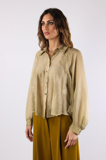 Camicia Over M/l Olio - 4