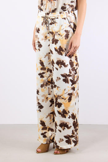Pantalone Fantaia Coulisse Brown Shades - 2