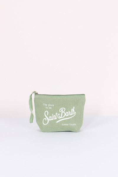 Aline Pochette Lino Salvia