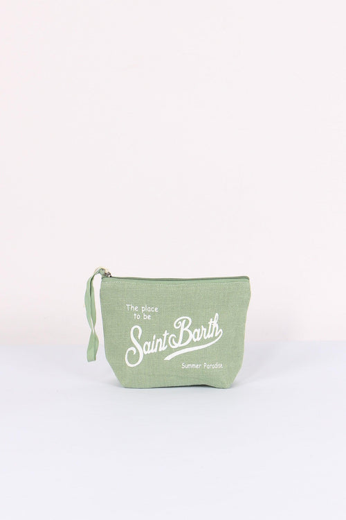 Aline Pochette Lino Salvia