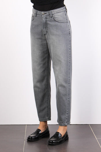 Denim Momfit Denim Grigio - 3