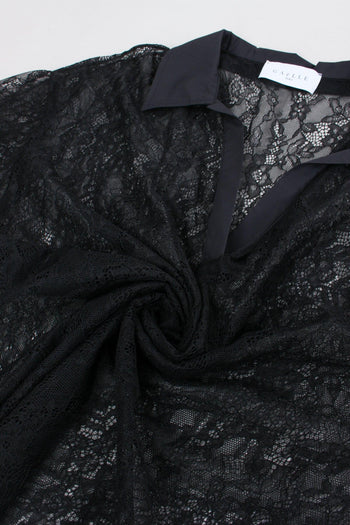 Polo Manica Corta Pizzo Nero - 9