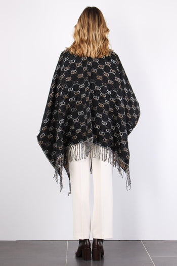 Poncho Frange Logo Nero - 4