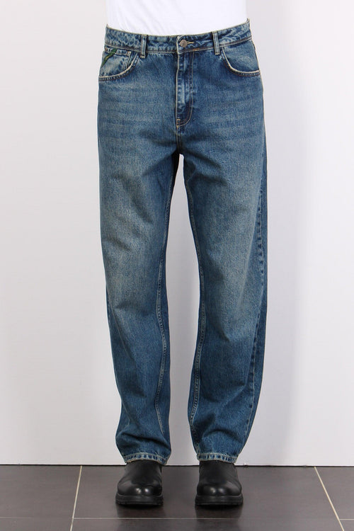 Denim Wide Fit Denim Scuro - 2