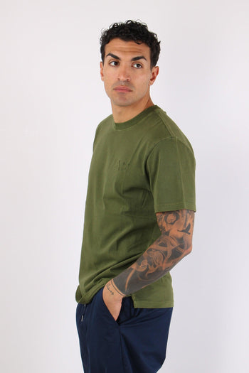 T-shirt Logo Patch Verde - 7