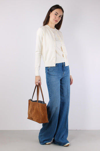 Cardigan Cotone Cream - 3