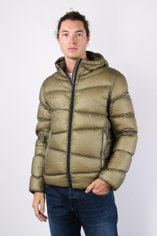 Piumino Puffy Zip Stop Militare