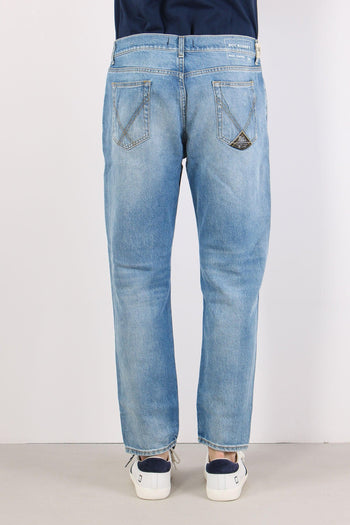 Denim Tapered Relaxed Denim Medio - 5