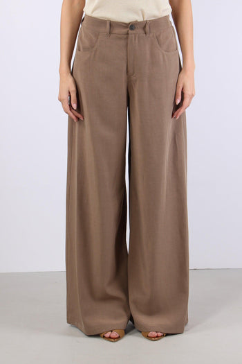 Pantalone 5 Tasche Tencell Biscotto - 2