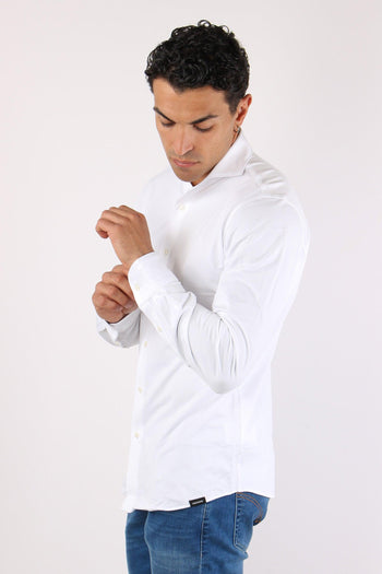 Camicia Technical Piquet Bianco - 3