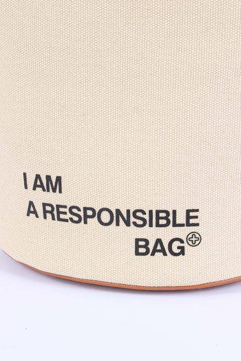 Responsible 73 Secchiello Canv Off White/cuoio - 5