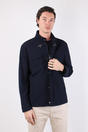 Feel Jacket Punto Milano Blu - 3