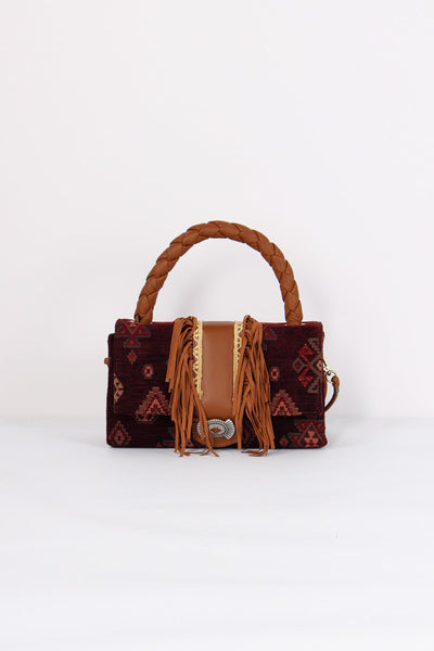 Tracollina Rigida Frange Bordeaux