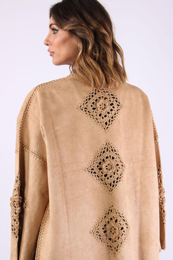 Kimono Eco Suede Ricami Suede - 9