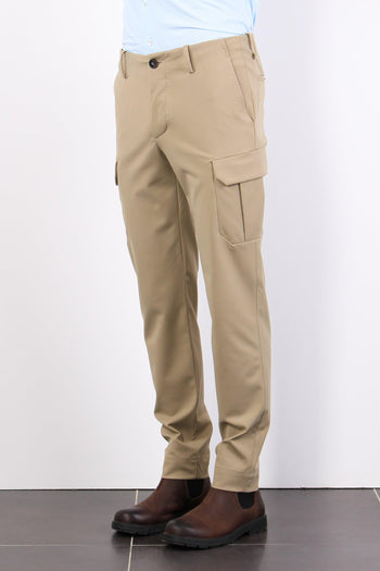 Pantalone Cargo Tessuto Tecnic Tabacco - 5