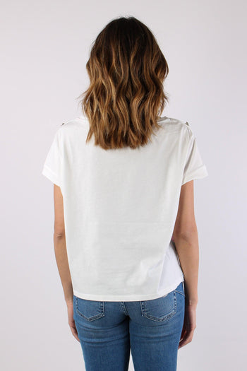 T-shirt Inserto Fantasia Bianco/botanic - 5