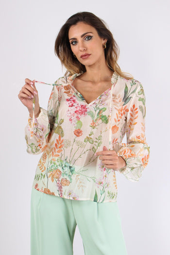 Casacca Rouge Manica Fantasia Naturale - 2