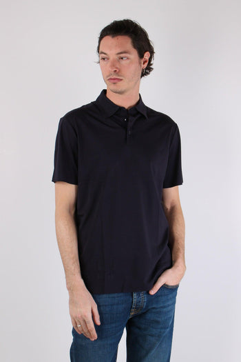 Camicia Tessuto Tecnico Blu Navy - 9