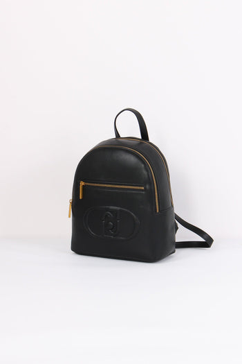 Zaino 2 Zip Laminato Nero - 5