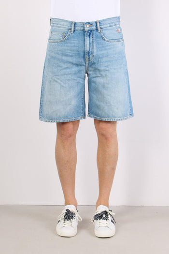 Bermuda Denim Tela Ferma Denim Chiaro - 2