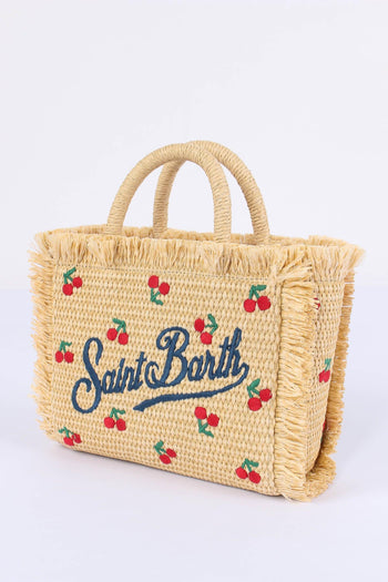 Vanity Mini Paglia Beige/rosso - 4