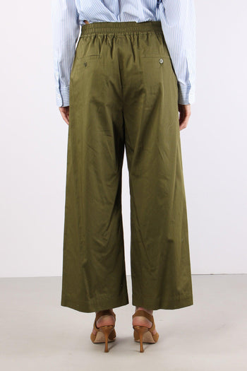 Golfo Pantalone Coulisse Rasatelo Kaki - 4
