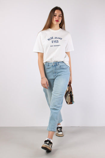 Denim Dritto Cropped Denim Chiaro - 5