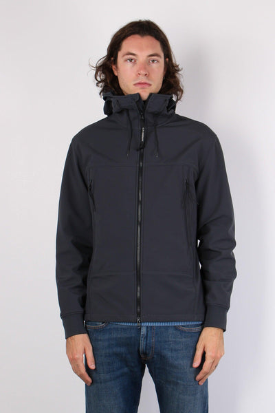 Felpa Softshell Occhiale Black Sand